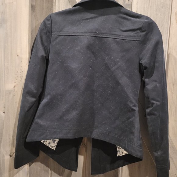 Noelle Azure Black Blazer Size 1 - Picture 2 of 2